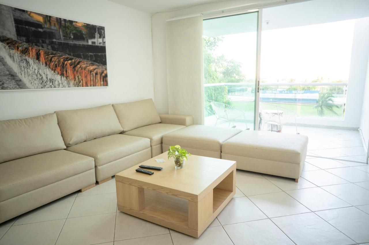 Apartamento En Bocagrande - Edificio Minarete Daire Cartagena Dış mekan fotoğraf